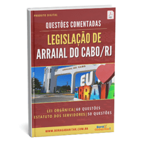 Imagem do produto CADERNO DE QUESTÕES COMENTADAS SOBRE A LEGISLAÇÃO DE ARRAIAL DO CABO-RJ