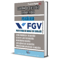 Imagem do produto CADERNO DE QUESTÕES GABARITADAS : PSICÓLOGO  CANAÃ DOS CARAJÁS FGV