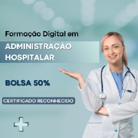 Imagem do curso Formação Digital em ADMINISTRAÇÃO HOSPITALAR - Certificado reconhecido 400h [Bolsa aberta 50%]