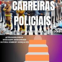 Imagem do produto Combo Trilha da Lei Seca COM Materiais das Carreiras Policiais em Geral