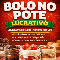Imagem do curso Bolo no Pote Lucrativo: Renda Extra Trabalhando em Casa