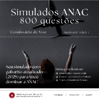 Imagem do produto E-book Simulados ANAC - 800 questões com gabarito 2026 (Apostila digital)
