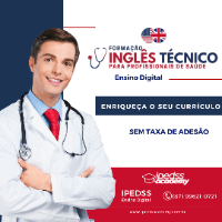 Imagem do curso Curso EAD - INGLÊS TÉCNICO PARA PROFISSIONAIS DE SAÚDE - 100% online [Bolsa 50%]