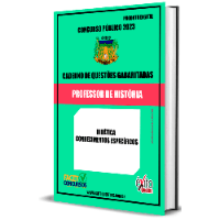 Imagem do produto CADERNO DE QUESTÕES GABARITADAS: PROFESSOR DE HISTÓRIA, DOUTOR SEVERIANO RN 2023