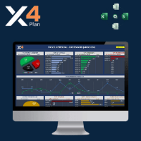 Imagem do produto Sistema Financeiro X4Plan - Melhor Sistema de Gerenciamento Financeiro para Empresas ERP. Planilhas Automáticas Integradas. Planilhas Profissionais Empresariais