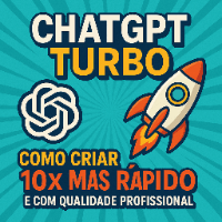 Imagem do produto ChatGPT Turbo Como Criar Conteúdo 10x Mais Rápido e com Qualidade Profissional