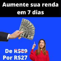 Imagem do produto Aumente sua renda em 7 dias