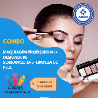 Imagem do produto COMBO MAQUIAGEM PROFISSIONAL+DESIGNER DE SOBRANCELHAS+LIMPEZA DE PELE - E-book com Certificado de 60 HORAS