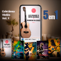 Imagem do produto Coletânea Violão Vol. 1- Decifrando o Campo Harmônico + Dicionário de Acordes + Cifras