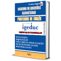 Imagem do produto CADERNO DE QUESTÕES GABARITADAS: PROFESSOR DE INGLÊS, IGEDUC, ITAPISSUMA-PE