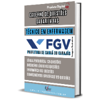Imagem do produto CADERNO DE QUESTÕES GABARITADAS : TÉCNICO EM ENFERMAGEM  CANAÃ DOS CARAJÁS FGV