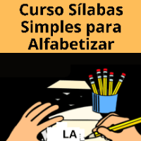 Imagem do produto Curso Sílabas Simples para Alfabetizar