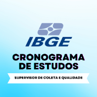 Imagem do produto Cronograma de estudos IBGE (Supervisor de coleta e qualidade)