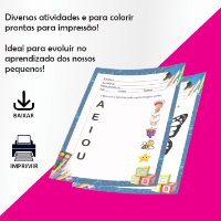 Imagem do produto ATIVIDADES EM COLORIR E DIDÁTICAS.