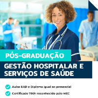 Imagem do curso Pós-graduação EAD em Gestão Hospitalar e Serviços de Saúde - Diploma 750 horas Reconhecido pelo MEC.