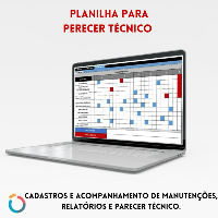 Imagem do produto Planilha para relatório de parecer técnico