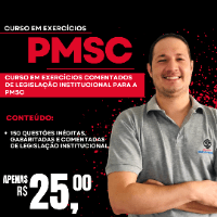 Imagem do curso Curso em Exercícios - Legislação Institucional para a PMSC