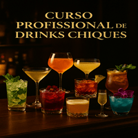 Imagem do curso Curso Profissional de Drinks Chiques – A  Arte da Mixologia de Alto Nível