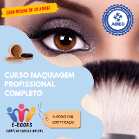Imagem do produto CURSO MAQUIAGEM PROFISSIONAL com Certificado de 20 horas - ABED