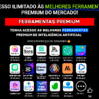 Imagem do curso ACESSO ILIMITADO ÀS MELHORES FERRAMENTAS PREMIUM DO MERCADO!