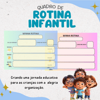 Imagem do produto Quadro de rotina infantil