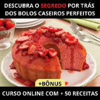 Imagem do curso CURSO COMPLETO BOLOS CASEIROS EM VÍDEO AULAS + SUPER BÔNUS