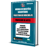 Imagem do produto MÓDULO DE QUESTÕES GABARITADAS: PROFESSOR DE ARTES,OURICURI PE 2022.