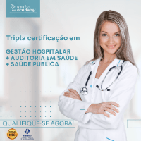 Imagem do produto KIT QUALIFICAÇÃO PROFISSIONAL - 3 CURSOS TRIPLA CERTIFICAÇÃO: GESTÃO HOSPITALAR + AUDITORIA EM SAÚDE + SAÚDE PÚBLICA. Oferta Promocional 50% OFF