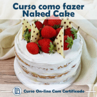 Imagem do produto Curso de como fazer Naked Cake com Certificado