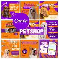 Imagem do produto Pack editáveis para Pet Shop