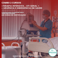 Imagem do produto COMBO 2 CURSOS - TERAPIA INTENSIVA - UTI GERAL + URGÊNCIA E EMERGÊNCIA EM SAÚDE - 640 HORAS DE CERTIFICAÇÃO
