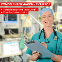 Imagem do curso COMBO ENFERMAGEM 2 CURSOS - TERAPIA INTENSIVA - UTI GERAL +  VENTILAÇÃO MECÂNICA E FISIOLOGIA CARDIORRESPIRATÓRIA - BÔNUS: E-book Medicina Intensiva