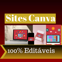 Imagem do produto Sites Canva 100% Editáveis
