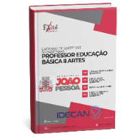 Imagem do produto CADERNO DE QUESTÕES GABARITADAS: PROFESSOR DE ARTES, IDECAN JP