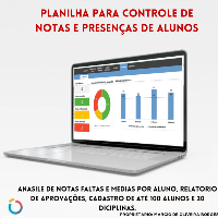 Imagem do produto Planilha para controle de notas e presenças de alunos