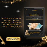 Imagem do produto Guia prático: 7 Passos para sair das Dívidas e começar a Investir.