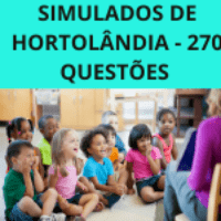 Imagem do produto SIMULADO DE HORTOLÂNDIA PEB I - 270 QUESTÕES