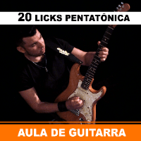 Imagem do produto 20 Licks Pentatônica - Aula de Guitarra
