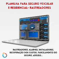 Imagem do produto Planilha Seguros Veicular e Residencial - Rastreadores
