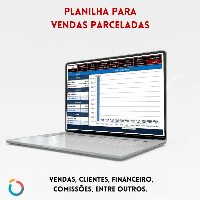 Imagem do produto Planilha de vendas parceladas, tarifas e taxas