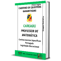Imagem do produto CADERNO DE QUESTÕES GABARITADAS: PROFESSOR DE MATEMÁTICA, CARUARU 2023