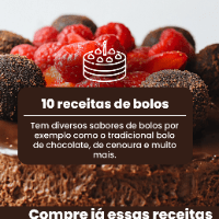 Imagem do produto 10 receitas de bolos