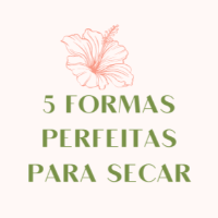 Imagem do produto 5 FORMAS PERFEITAS PARA SECAR