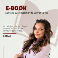 Imagem do produto Modelo da Apostila para curso de Designer de Sobrancelha - Isabelle Maria