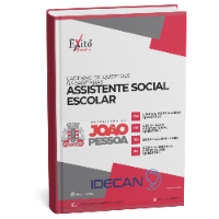 Imagem do produto CADERNO DE QUESTÕES GABARITADAS: ASSISTENTE SOCIAL ESCOLAR, IDECAN JP