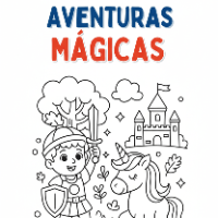 Imagem do produto E-book de Colorir: Aventuras Mágicas (10+ Desenhos)