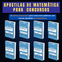 Imagem do curso MATEMÁTICA PARA CONCURSOS  APOSTILAS