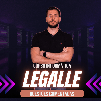 Imagem do produto Curso Informática Questões comentadas - Banca LEGALLE - Concurso RS
