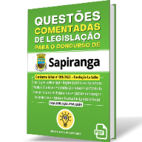 Imagem do produto Questões Comentadas de Legislação para o Concurso de SAPIRANGA/RS