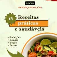 Imagem do produto 15 receitas praticas e saudáveis